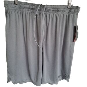 NWT Reebok Men's Active Shorts Heather Gray Size XL Slim 9"